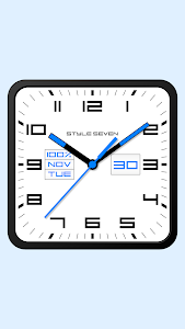 Square Analog Clock-7 Unknown