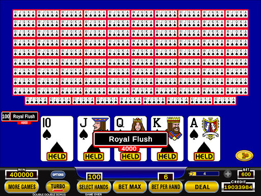 Hundred Play Draw Video Poker 13