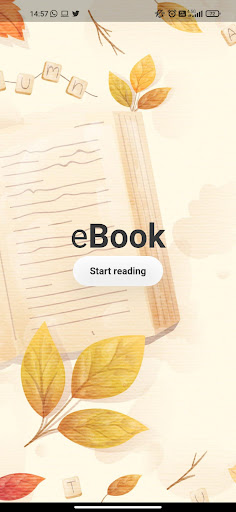 Android application eBook screenshort