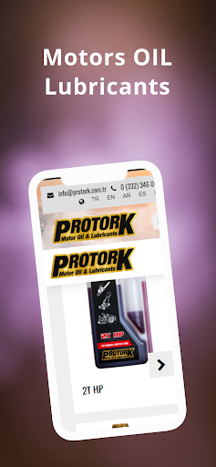 Protork: Motors - Lubricants Screen 2