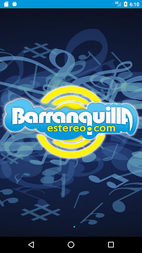 Android application Barranquilla Estereo screenshort