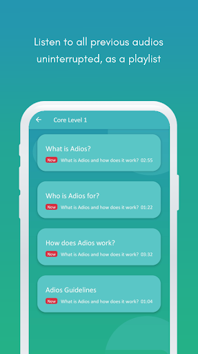 Adios Clarity of thought. Peace of mind.