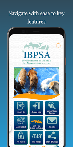 Android application Int’l. Boarding & Pet Services screenshort