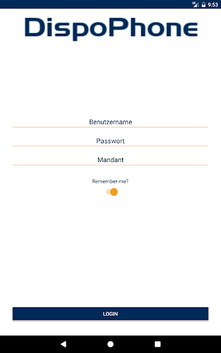 Android application DispoPhone screenshort
