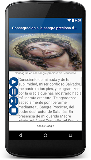 Android application Consagracion Sangre Preciosa screenshort