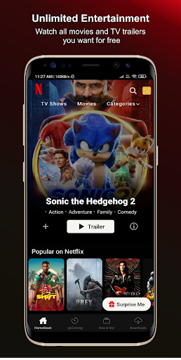 Android application Guestflix screenshort