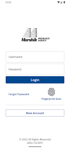 Android application Marshik Insurance Agency screenshort