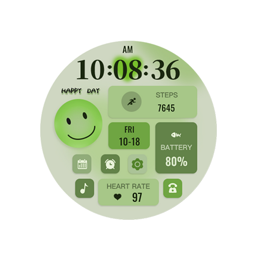Smiling Face Spring For WearOS logo