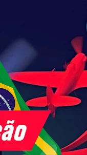 Aviator apostas avião vermelho