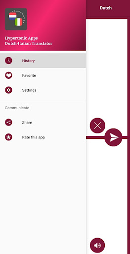 Dutch - Italian Translator Screen 3