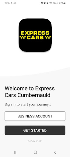 Android application Express Cars Cumbernauld screenshort