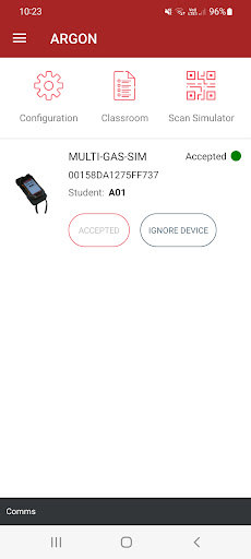 Android application Simulator Controller screenshort