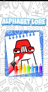 Alphabet Lore Coloring ABC