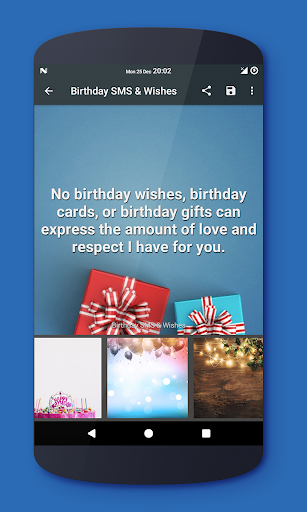 Birthday SMS & Wishes Screen 3
