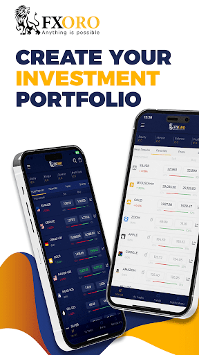 Android application FXORO Trading APP screenshort