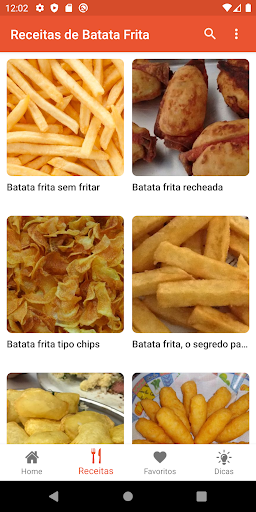 Receitas de Batata Frita (SEQU Screen 2