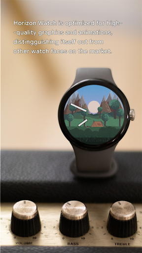 Horizon Pixel Camp Watch Face Screen 2