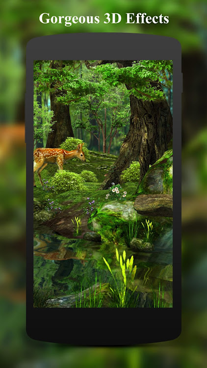 3D Deer-Nature Live Wallpaper - 1.6.8 - (Android)