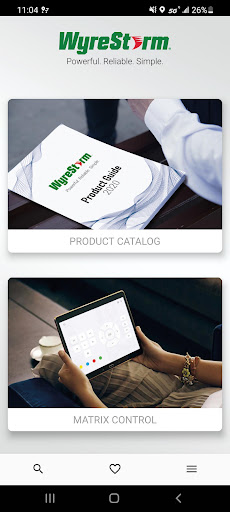 Android application WyreStorm Catalog screenshort