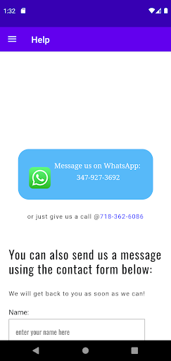 Android application P3 Connect Providers screenshort