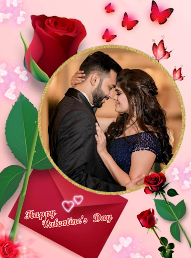 Android application Valentine Photo Frame 2025 screenshort