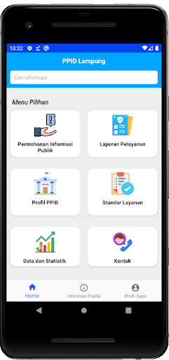 Android application PPID Lampung screenshort