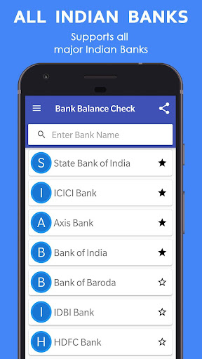 Bank Balance Check Screen 2