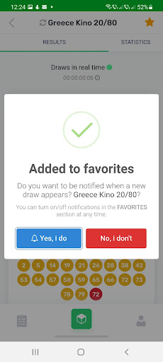 Android application LotoStats PRO - Lottery result screenshort