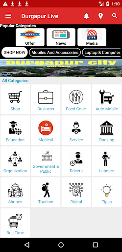 Durgapur Live Screen 2