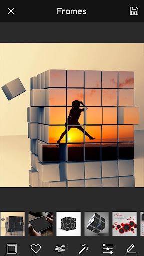 Android application 3D Frames Effects Maker screenshort