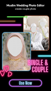 Muslimisches Hochzeitsfoto