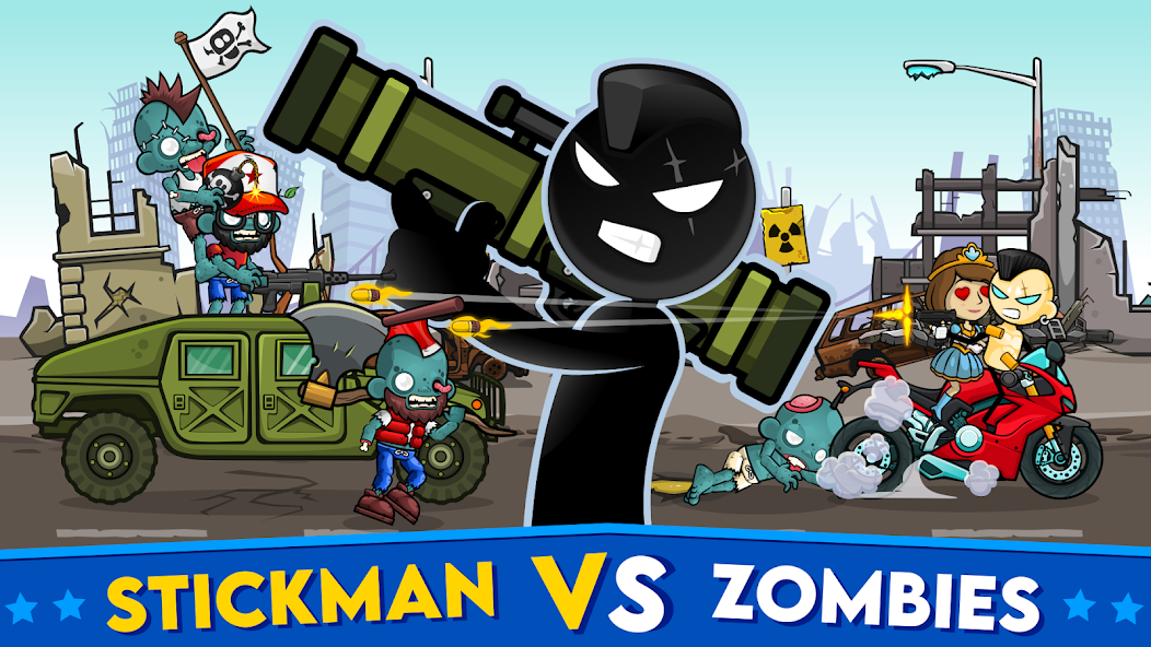 Stickmen vs Zombies - Free Play & No Download