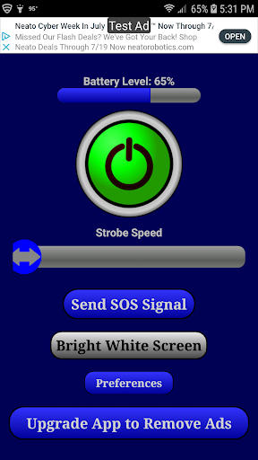 Smart Safe LED Flashlight Screen 2