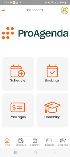 Android application ProAgenda.com - Client screenshort
