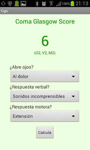 GCS (Glasgow Coma Scale) Screen 2