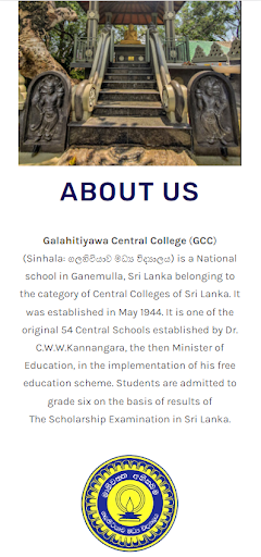 Galahitiyawa Central College Screen 2