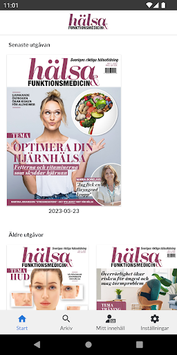 Android application Hälsa & Funktionsmedicin screenshort