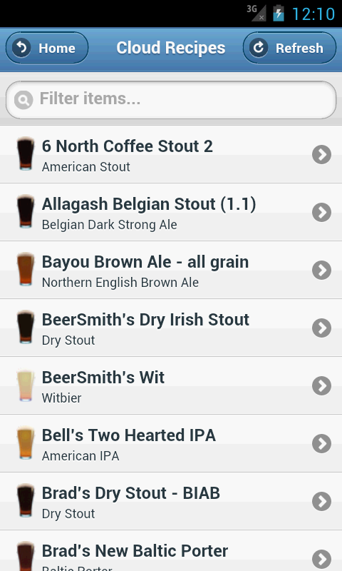 BeerSmith 3 Mobile Homebrewing Screen 2