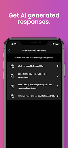 FireTexts: Text Game AI Screen 2