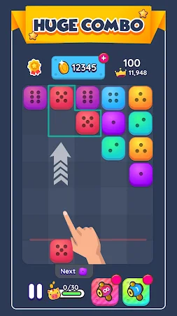 Game screenshot Dice Dado Master: Merge Puzzle apk download