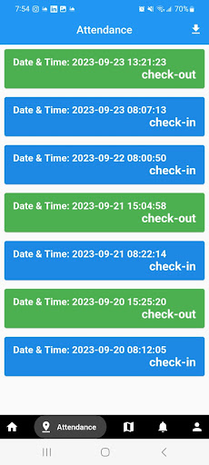 HR Mobile App Screen 2