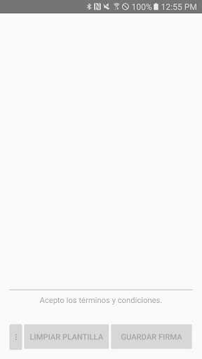Android application Signature Pad screenshort