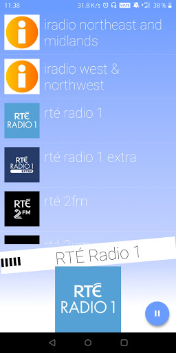 Android application Radioplayer screenshort