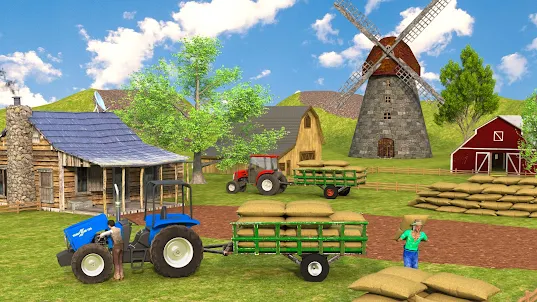 Tractor Game: Cargo Tractor 3D