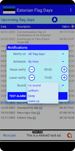 Flagdays Screen 3