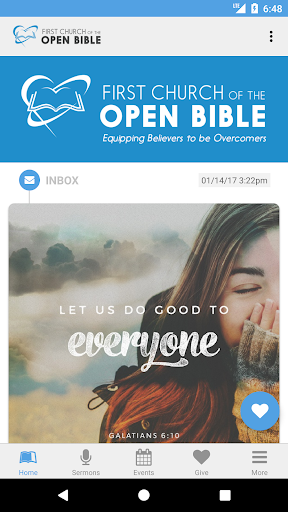 First Church of the Open Bible Screen 2