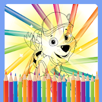 Puppy Super Dog Coloring Book - Animated