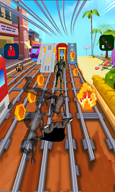 Subway Super Bunny Hero - Screenshot 2