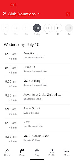 Club Dauntless Screen 2