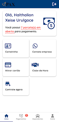Android application Grupo Pax screenshort